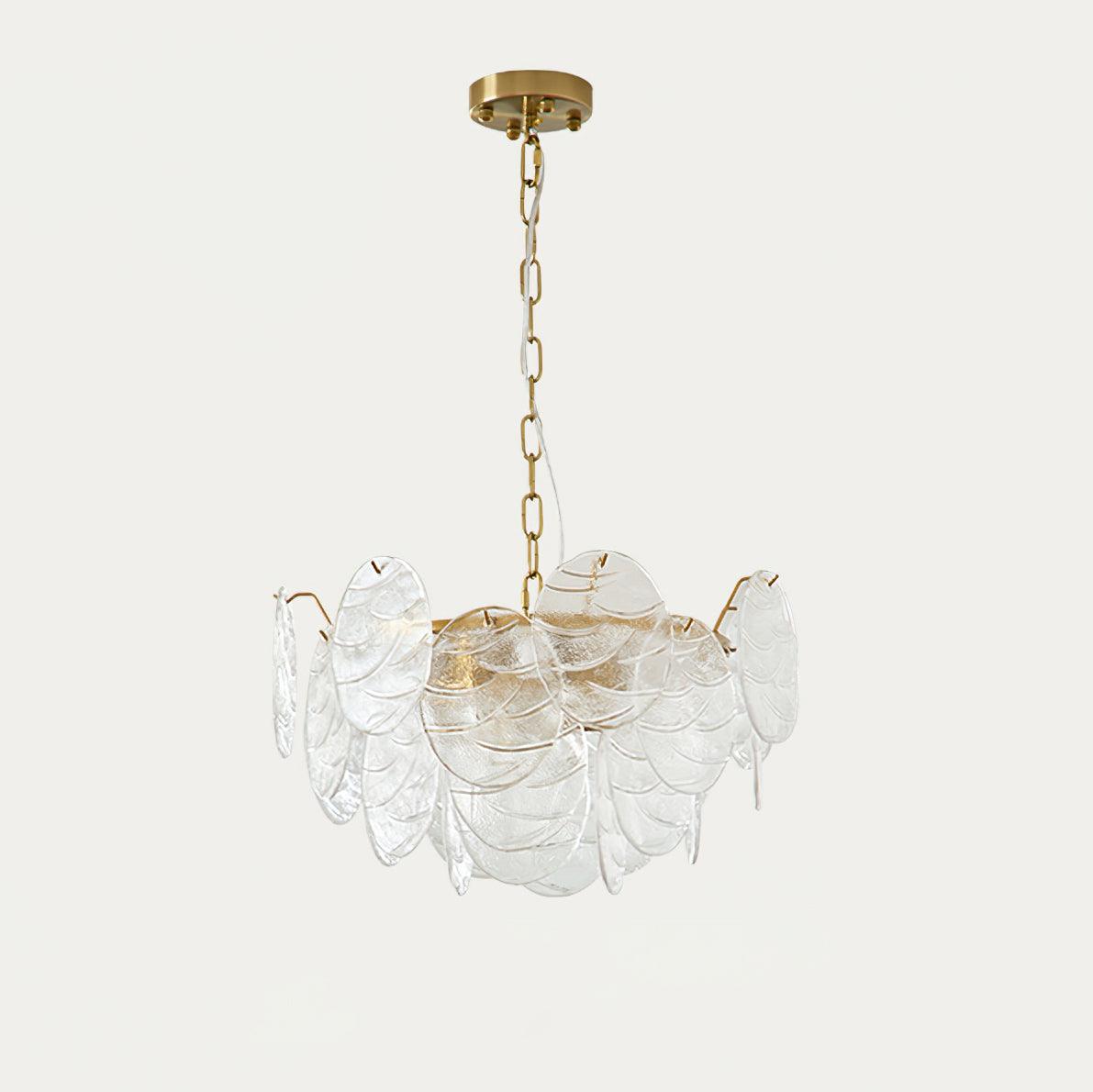Clémence Disc Victorian Glass Chandelier