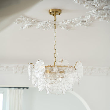 Clémence Disc Victorian Glass Chandelier