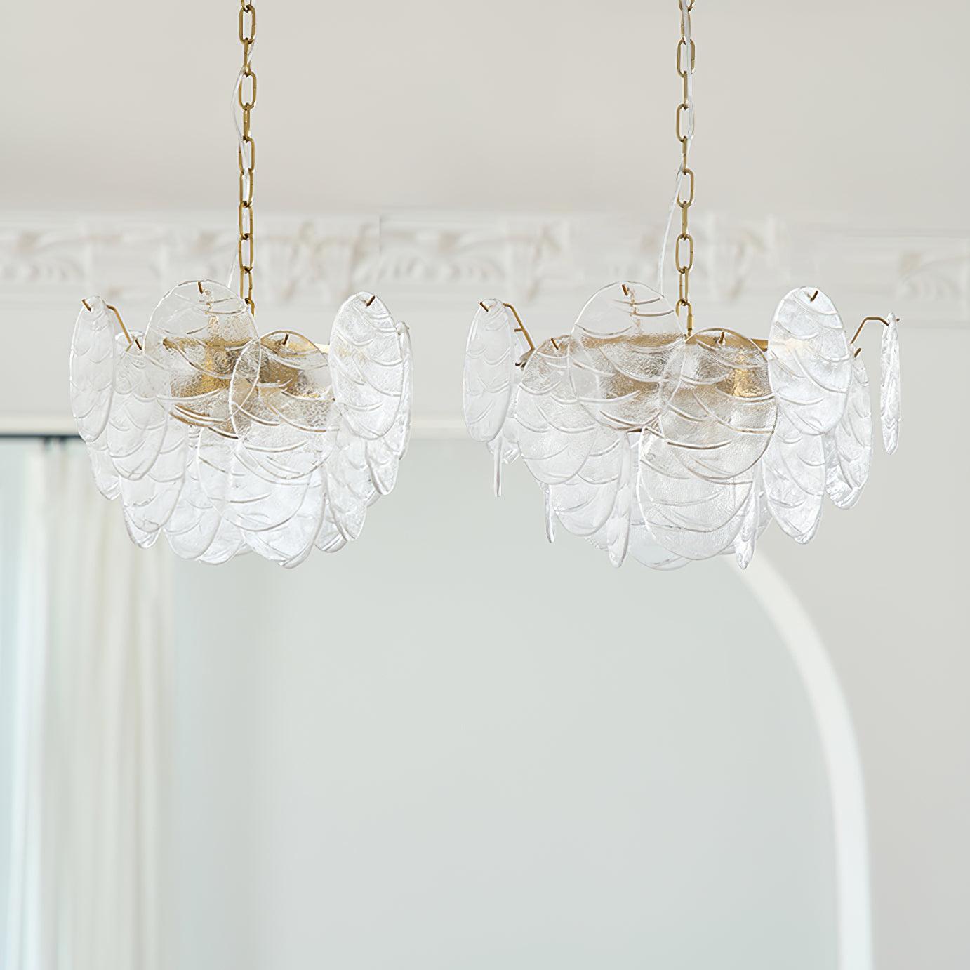 Clémence Disc Victorian Glass Chandelier