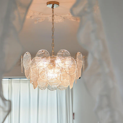 Clémence Disc Victorian Glass Chandelier