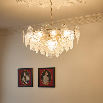 Clémence Disc Victorian Glass Chandelier