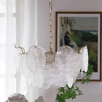 Clémence Disc Victorian Glass Chandelier