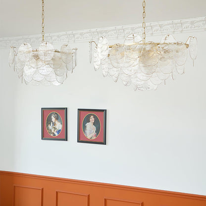 Clémence Disc Victorian Glass Chandelier