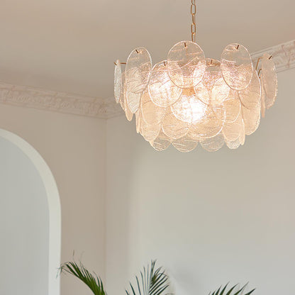 Clémence Disc Victorian Glass Chandelier