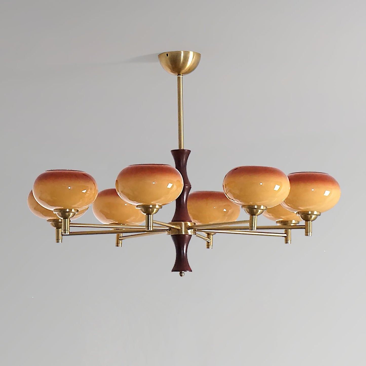 Sophie Vintage Rico Gold & Glass Chandelier