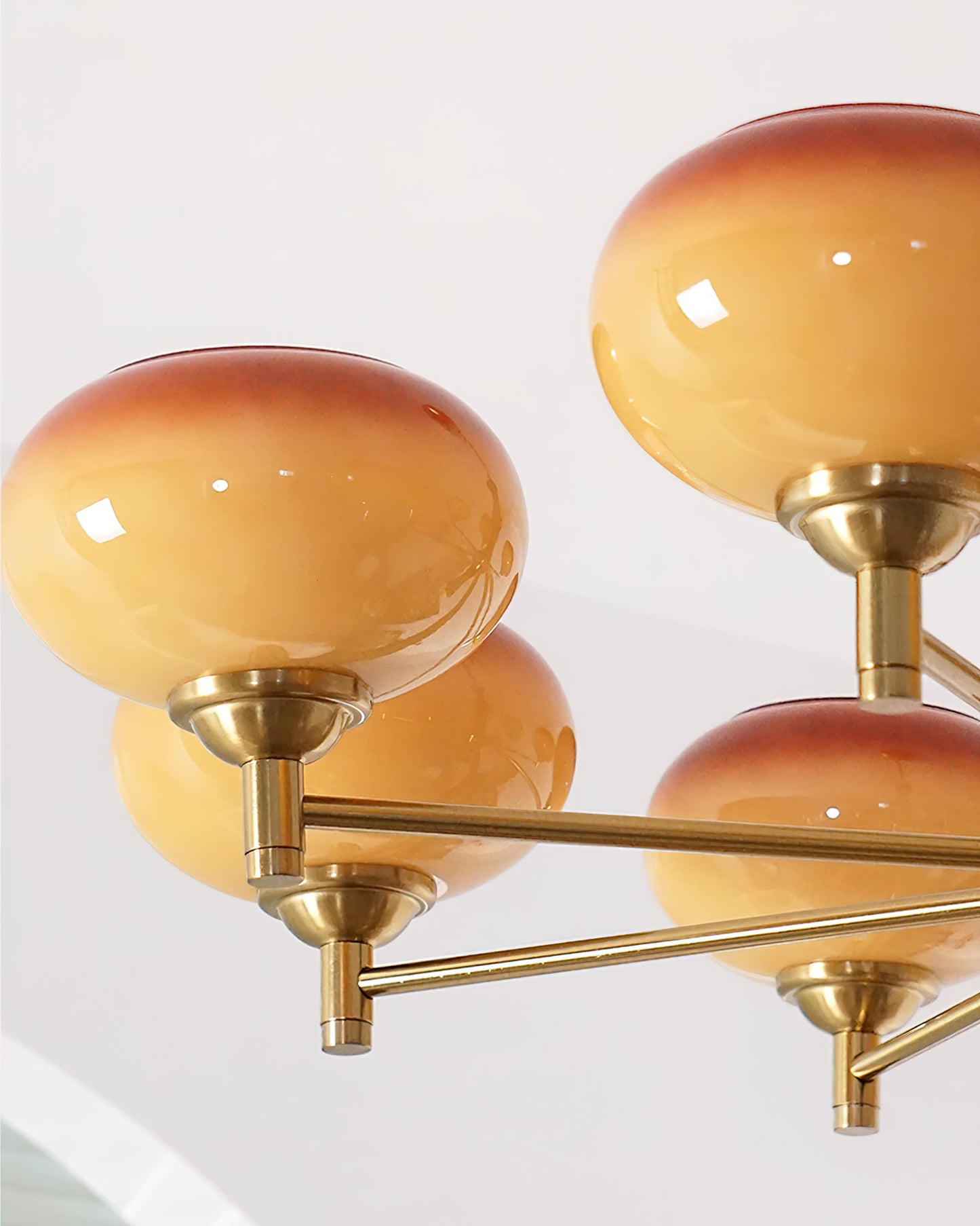 Sophie Vintage Rico Gold & Glass Chandelier