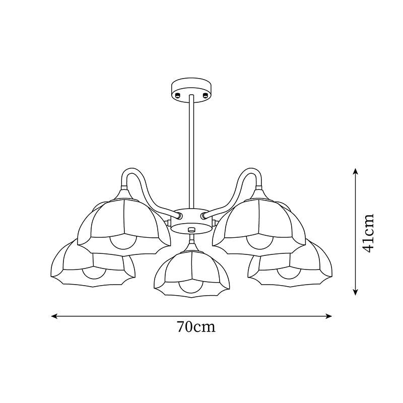 Juliette Visa Raito Chandelier