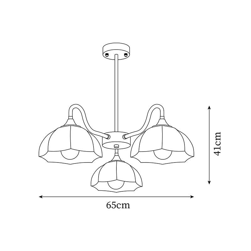 Juliette Visa Raito Chandelier