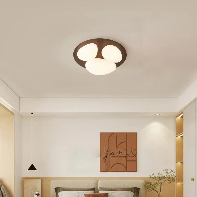Élise Walnut Nest Ceiling Lamp