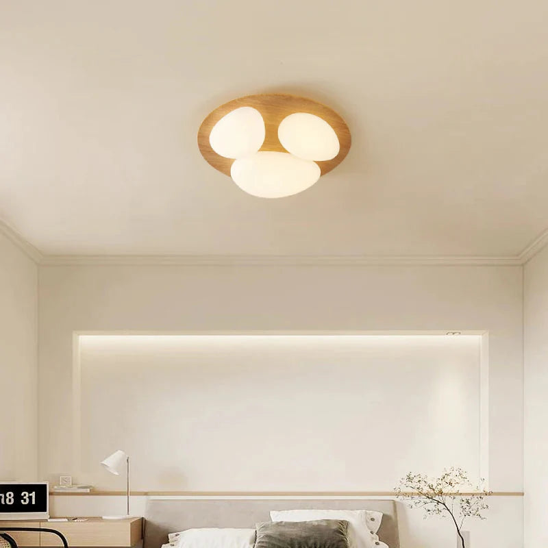 Élise Walnut Nest Ceiling Lamp