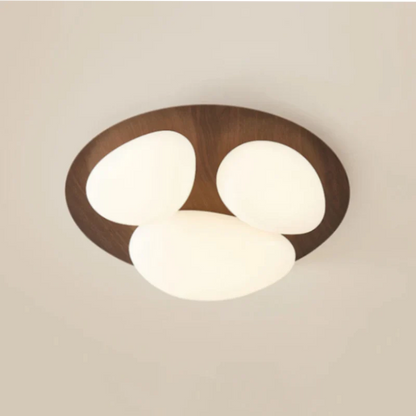 Élise Walnut Nest Ceiling Lamp