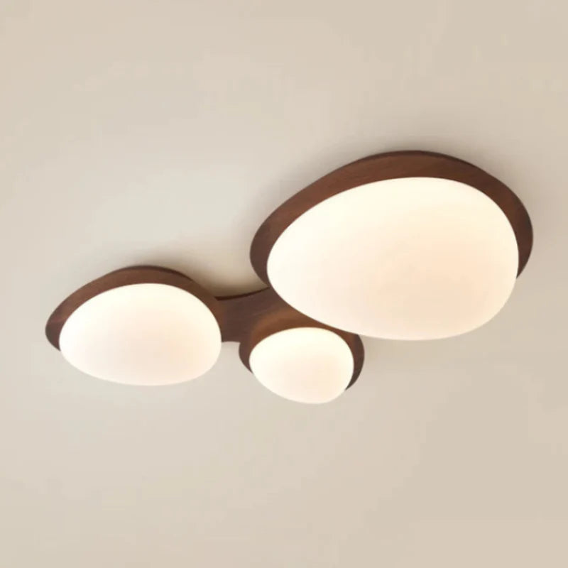 Élise Walnut Nest Ceiling Lamp