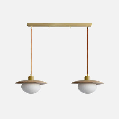 Sophie Walnut Nest Wooden LED Pendant Light Globe Ceiling Lamp