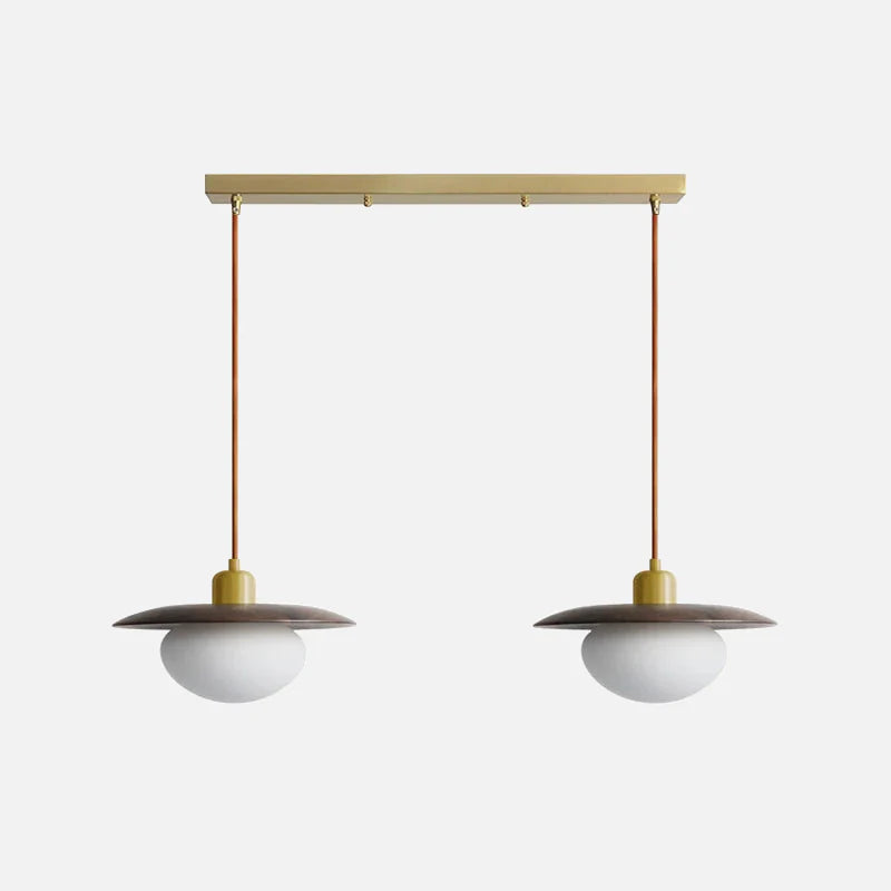 Sophie Walnut Nest Wooden LED Pendant Light Globe Ceiling Lamp