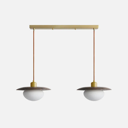Sophie Walnut Nest Wooden LED Pendant Light Globe Ceiling Lamp