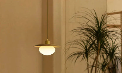 Sophie Walnut Nest Wooden LED Pendant Light Globe Ceiling Lamp