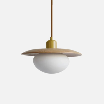 Sophie Walnut Nest Wooden LED Pendant Light Globe Ceiling Lamp