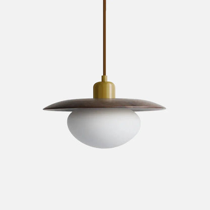 Sophie Walnut Nest Wooden LED Pendant Light Globe Ceiling Lamp