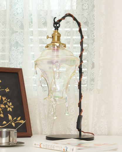 Anaïs Water Drop Resin Table Lamp with Artistic Drip Design
