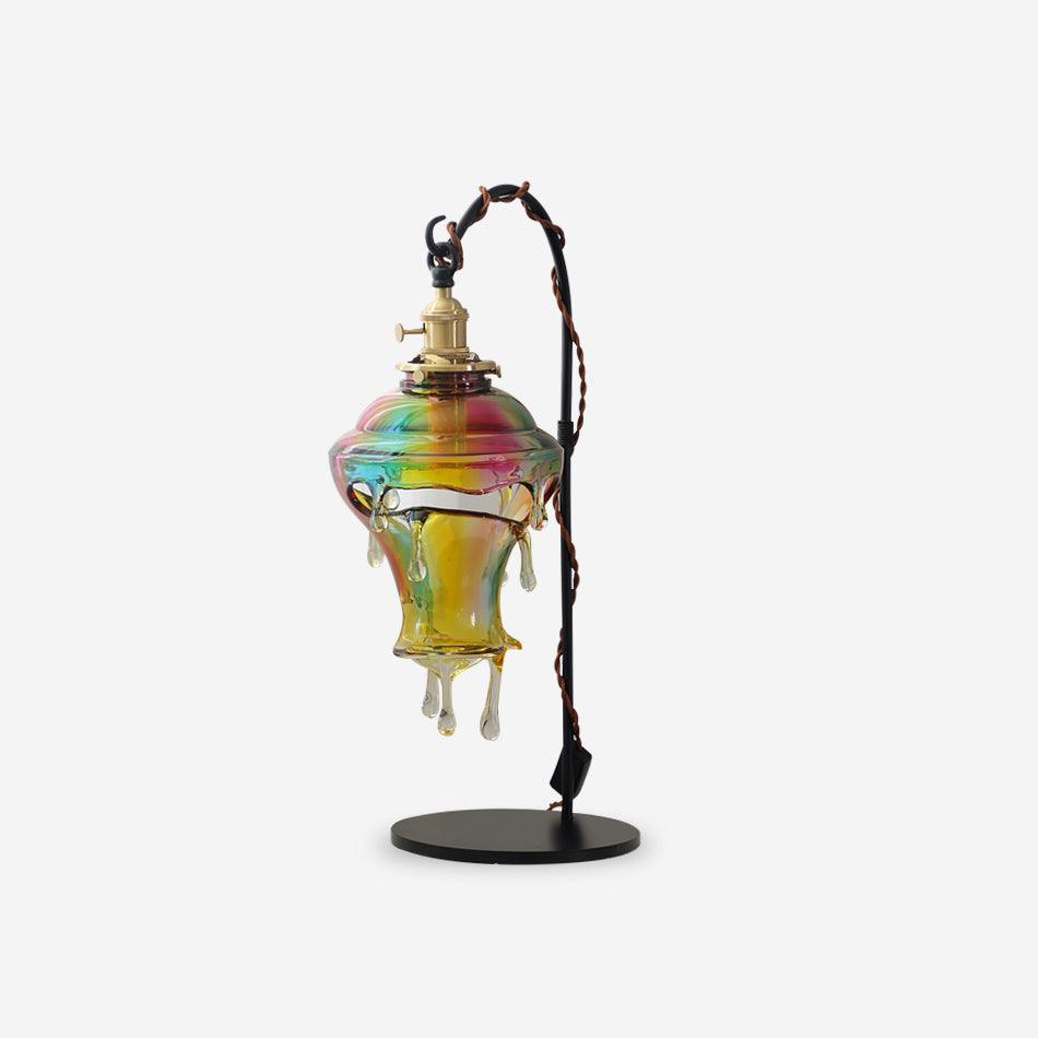 Anaïs Water Drop Resin Table Lamp with Artistic Drip Design