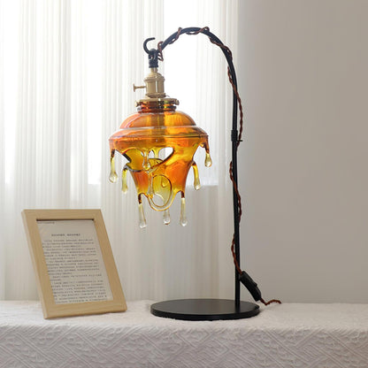 Anaïs Water Drop Resin Table Lamp with Artistic Drip Design