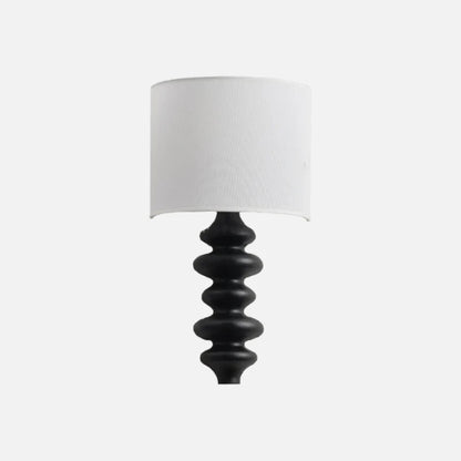 Élise Wood Spiral Wall Lamp Fabric Shade Modern Sconce Light