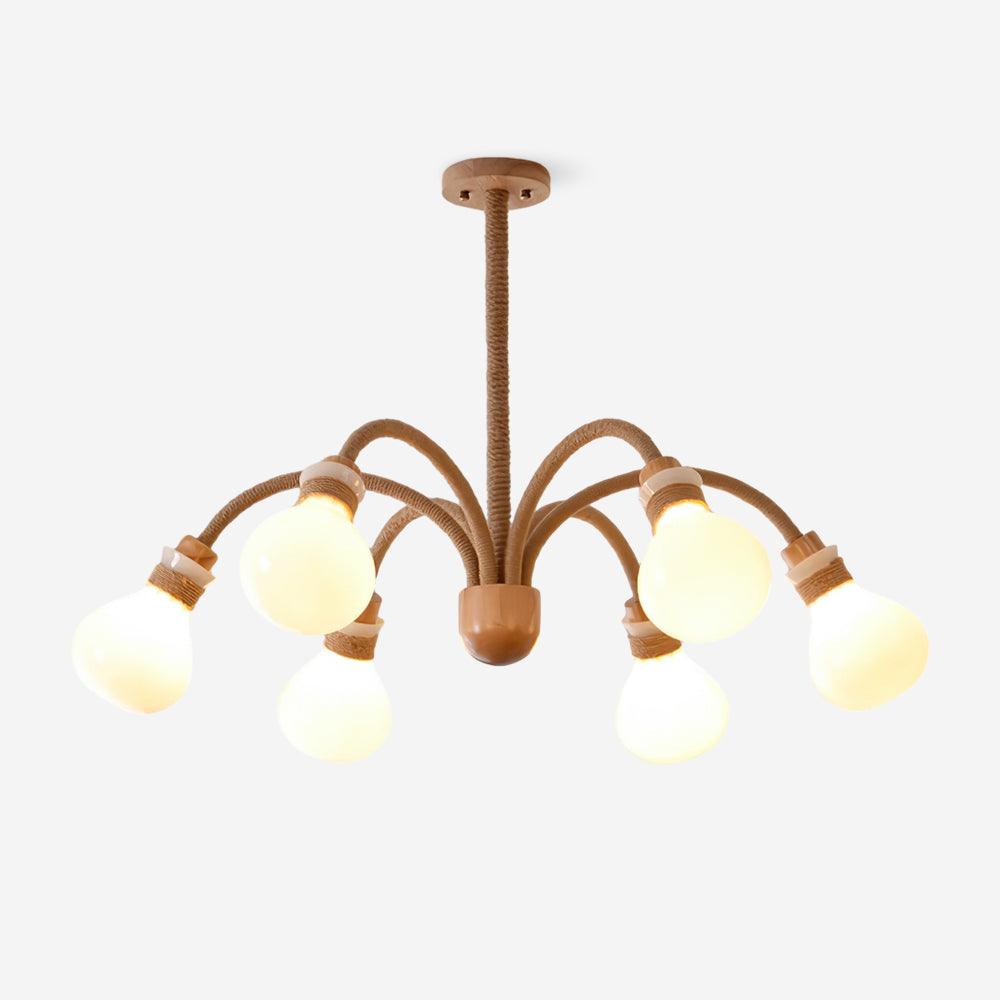 Medusa Wood Chandelier