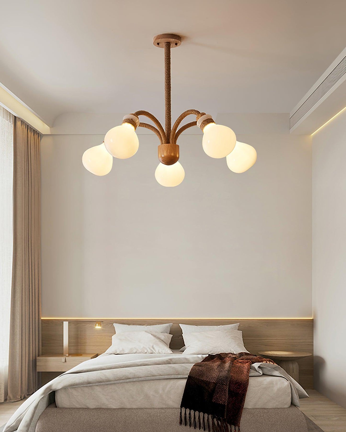 Medusa Wood Chandelier