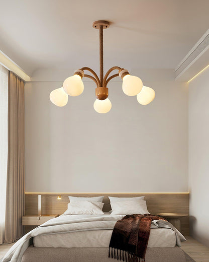 Medusa Wood Chandelier