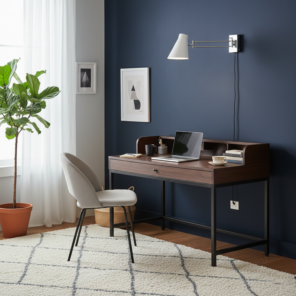 Émilie Swing Plug-In Wall Lamp with Adjustable Arm Design