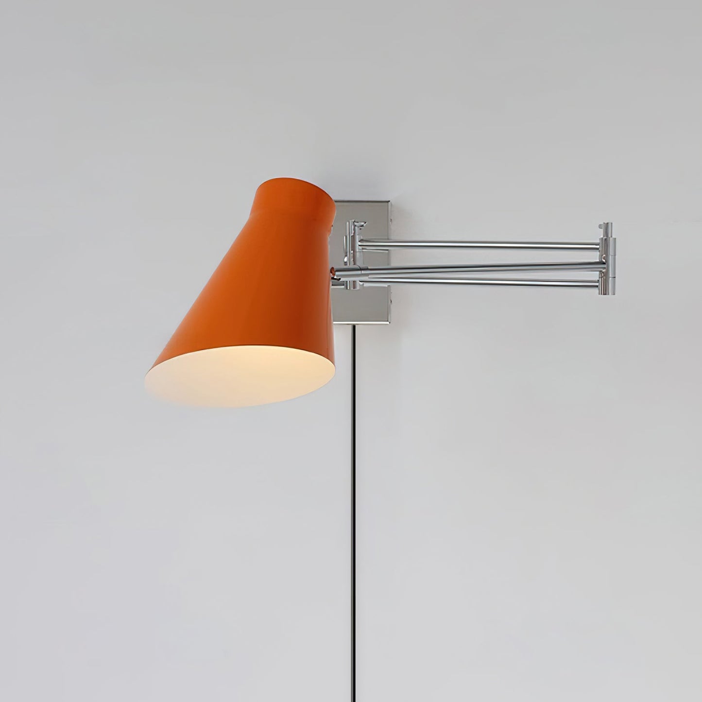 Émilie Swing Plug-In Wall Lamp with Adjustable Arm Design