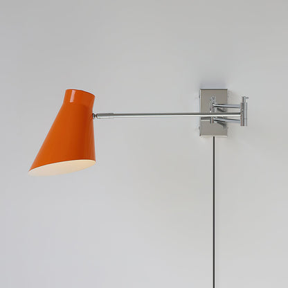 Émilie Swing Plug-In Wall Lamp with Adjustable Arm Design