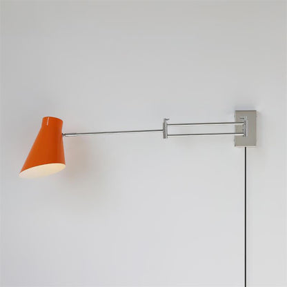 Émilie Swing Plug-In Wall Lamp with Adjustable Arm Design