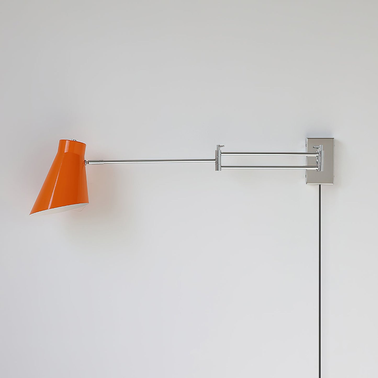 Émilie Swing Plug-In Wall Lamp with Adjustable Arm Design