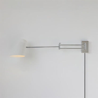 Émilie Swing Plug-In Wall Lamp with Adjustable Arm Design