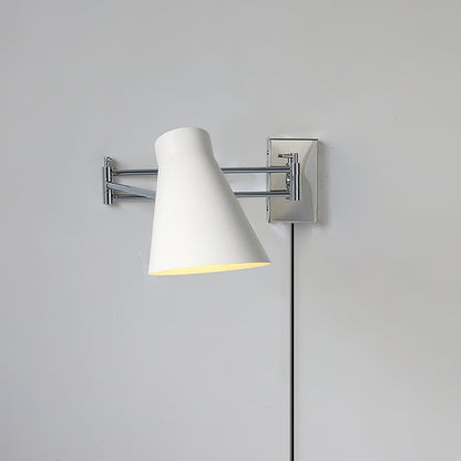 Émilie Swing Plug-In Wall Lamp with Adjustable Arm Design