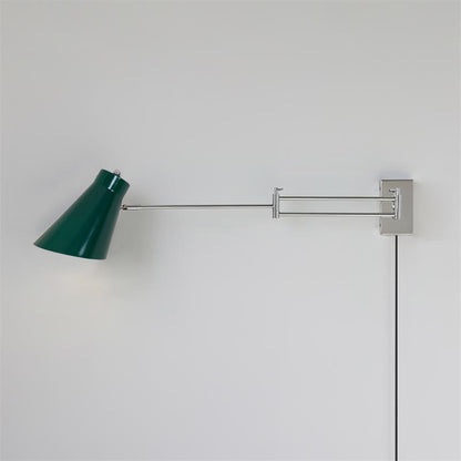 Émilie Swing Plug-In Wall Lamp with Adjustable Arm Design