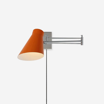 Émilie Swing Plug-In Wall Lamp with Adjustable Arm Design