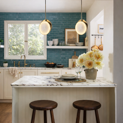 Béatrice Moonshade Alabaster Pendant Light