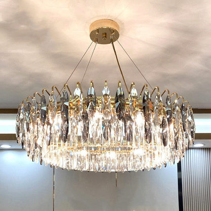 Amélie Crown Crystal Crossover Chandelier