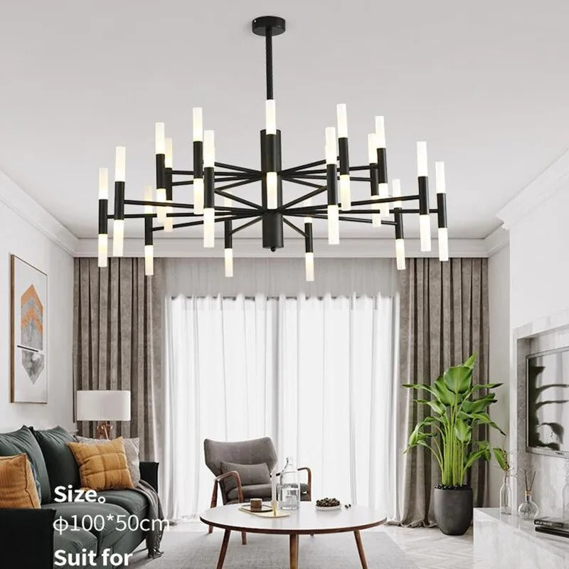 Clara Geometric Matrix Chandelier