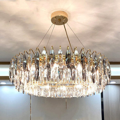 Amélie Crown Crystal Crossover Chandelier