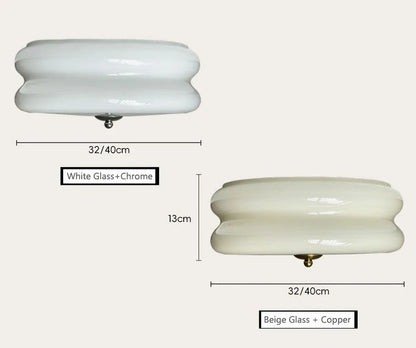 Astrid Modern Frosted Art Glass Sconce