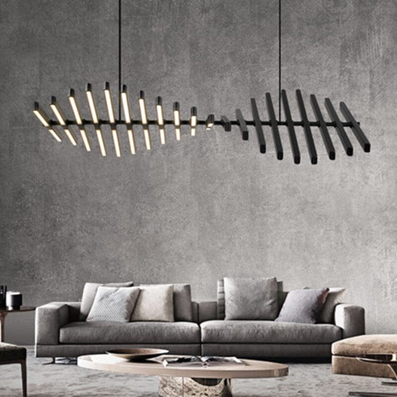 Sophie Geometric Fishbone Chandelier