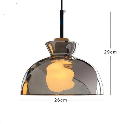 Manon Smoked Glass Sphere Pendant