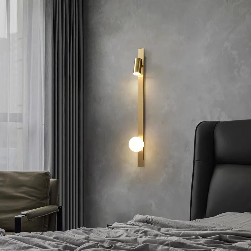 Noémie Copper Wall Light