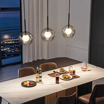 Sophie Omega Glass Multi-Head Pendant Light