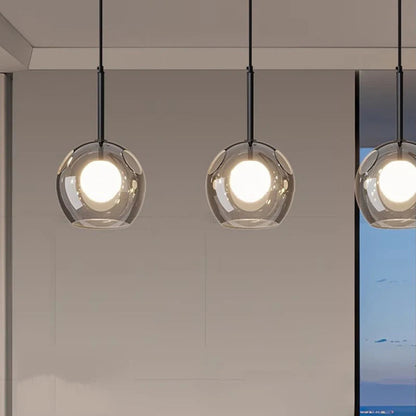 Sophie Omega Glass Multi-Head Pendant Light