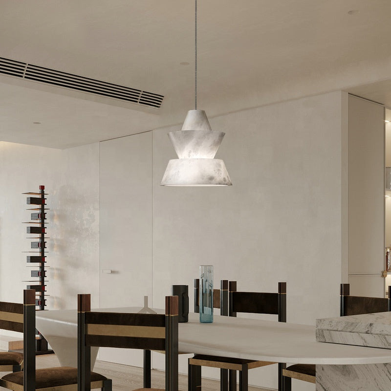 Eloise Alabaster Marble Pendant Light