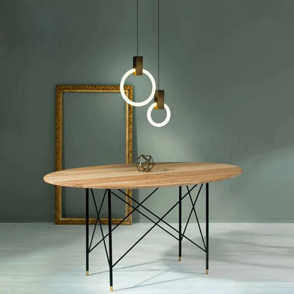 Isabelle Circular Halo Pendant